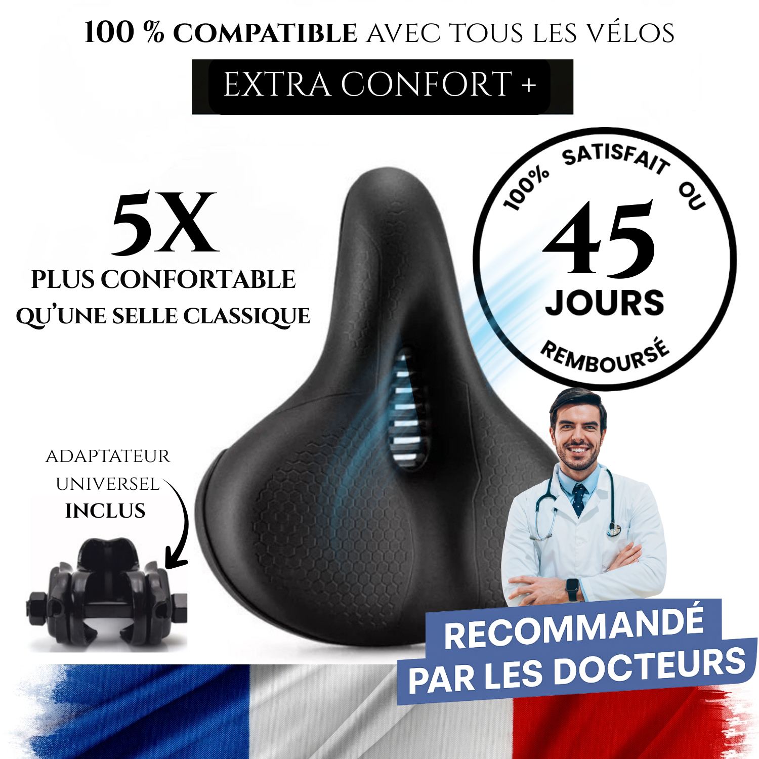 SelleNuage® HOMME EXTRA CONFORT+