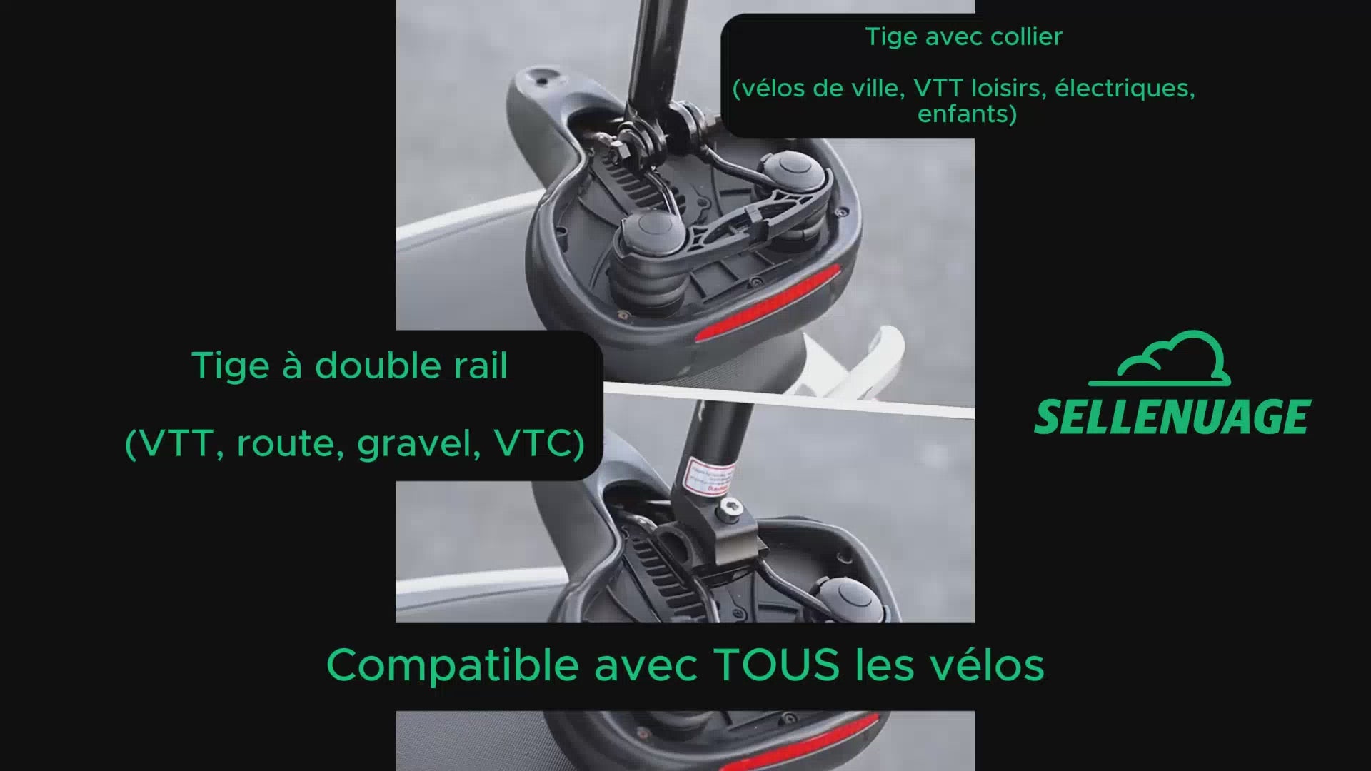 Charger la vidéo : &lt;p&gt;Tout est inclus : &lt;strong&gt;clé plate, clé Allen et housse de protection&lt;/strong&gt;, pour une installation en 30 secondes chrono!&lt;/p&gt;